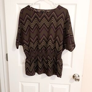 Banana Republic short sleeve blouse - size M